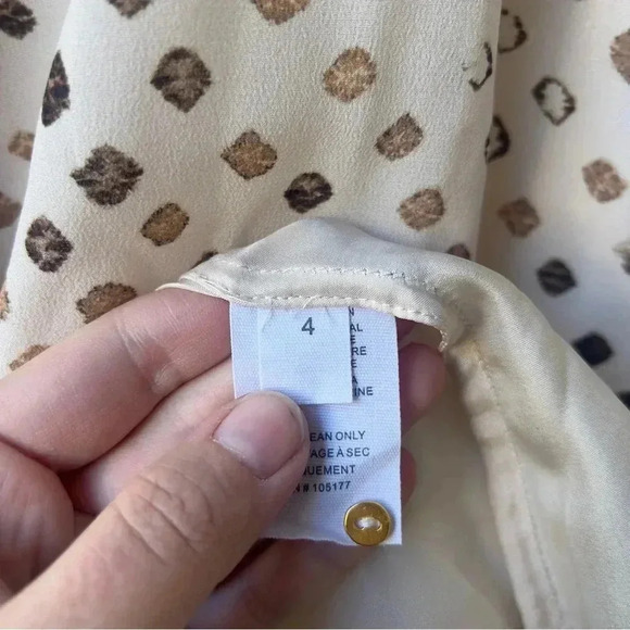 Ulla Johnson 100% Silk Dorothea Midi Dress - Safari Shibori Print - Size 4 - Picture 10 of 16